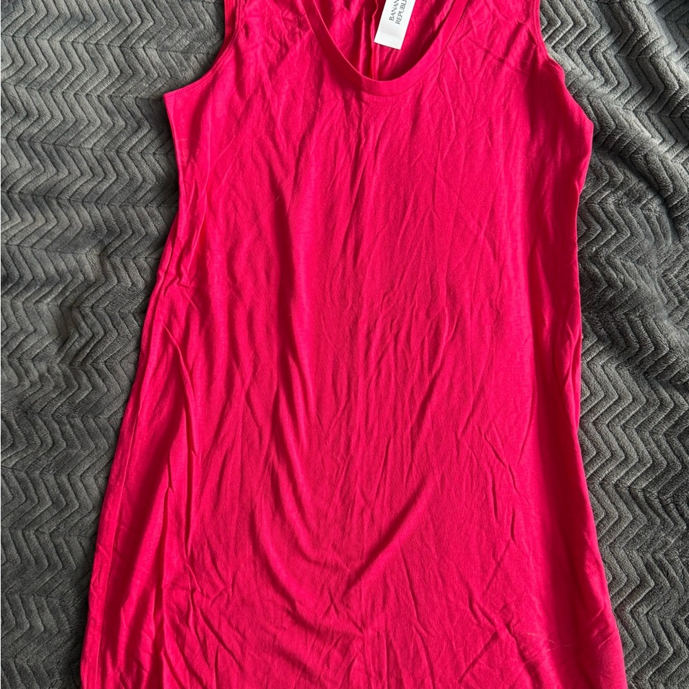 Banana Republic Sleeveless Pink Sleeveless Dress; Size Medium; NWT